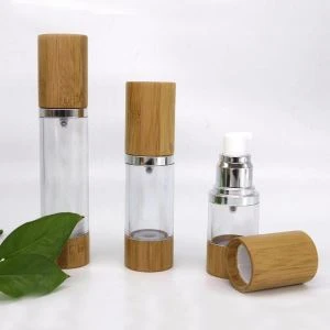 Bamboe luchtloze pompfles 15ml 30ml 50ml