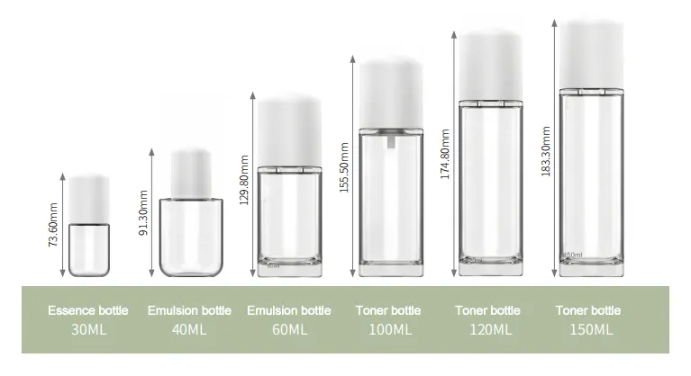 Glass Bottle Cosmetic Packaging Glass Bottle Cosmetic Packaging